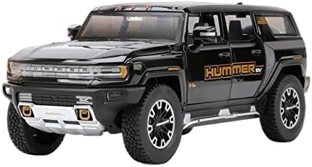 for Hummer-EV 1:24 Scale Diecast Car ORV Metal Model with Light a...