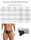 ohyeahlady String Tanga Männer Sexy Ouvert Slip Herren PU Leder Bulge Underwear Große Größen Sissy Höschen Punk Unterwäsche Mini Thong T-Back Jockstrap Wetlook Shorts Party Clubwear Schwarz XL