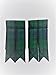 AAR Tartans Kilt Flashes with Heavy Buckle Elastic Adjusters Fit