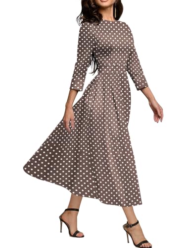 Image of Simple Flavor Women's Vintage Dress Sleeveless O-Neck Party Cocktail Dress