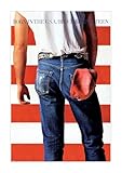 The Biggest 1980's Music Bands & Artists - Bruce Springsteen - Music Poster (Born In The U.S.A. - Album Cover) (The Boss) (Size: 24' x 36')