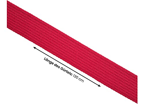 Ladeheid Cintura Uomo in tessuto P10 (Rosso-Grigio...