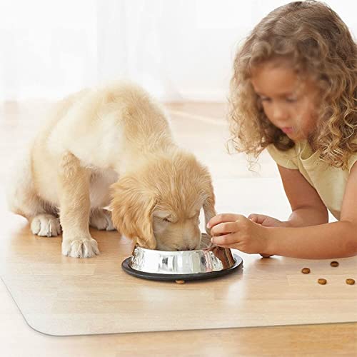 Office Mat Chair Mat For Hard Floors, Clear 2Mm Computer Desk Mat For Carpeted Floors, Rectangular, 36” 48” 60” 24” 72” Large Anti-Slip Floor Protector Rug For Home, Easy To Clean ( Size : 36" X 36" ) #TOP4