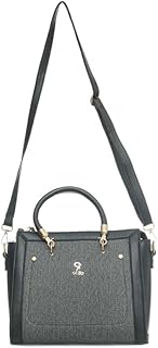 Rotitoo نسائي شنطة يد جلد مع حزام مقاس 24 × 34 سم