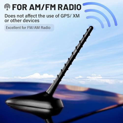 Anina 7 Inch Antenna Mast for 1998-2022 Nissan Pathfinder Rogue Altima 350Z Infiniti EX35 FX35 FX45 QX70 QX60 JX35 Spiral Replacement Antenna