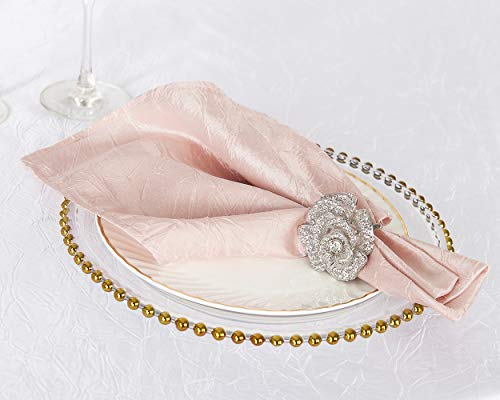 Servilletas de Tela Taffeta Crushed Crinkle 20" x 20" x10 miniatura 1