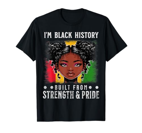I'm Black History African American Black History Month Women Camiseta
