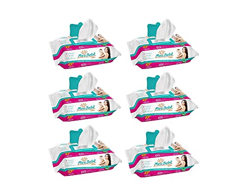 Toalha Higiênica Umedecida Meu Bebe Ultra 600 unidades 6pc