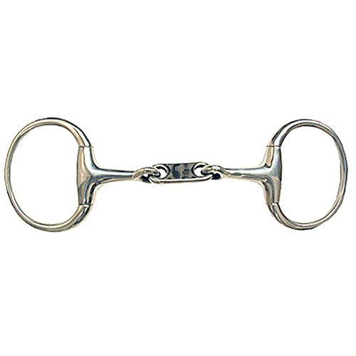 Coronet Dr. Bristol Round Ring Eggbutt Snaffle Bit, 4 1/2-Inch