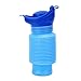 Pssopp Urinoir d'urgence Portable Mini Camping en Plein air Voyage rétractable Personnel Mobile Toilette Pot Pipi Bouteille pour Enfants Adultes Hommes Femmes