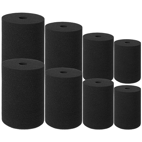 TEHAUX Cup Turner Inserts Sponge, 8Pcs Inserted Sponges Cup Turner Replacements Rotary Sponges Pipe Tumbler Inserts Accessories