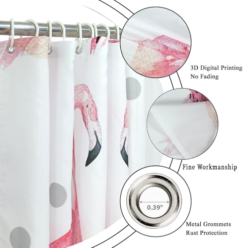 Caheansi Flamingo Shower Curtain thumb #4