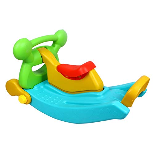 YWSZJ Kinder Dual-Purpose Schaukelpferd-Baby-hölzernes Pferd Schaukelstuhl mit Musik-Baby-Schaukelpferd Slide 2 in 1… – Bild 7