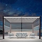 Jcnfa-Persianas Persianas Enrollable Cortinas Enrollables Transparentes A Prueba de Viento Grandes para Exteriores, Cortinas Enrollables Ventanas,95/105/115/125/135/145/155/160cm de Ancho,