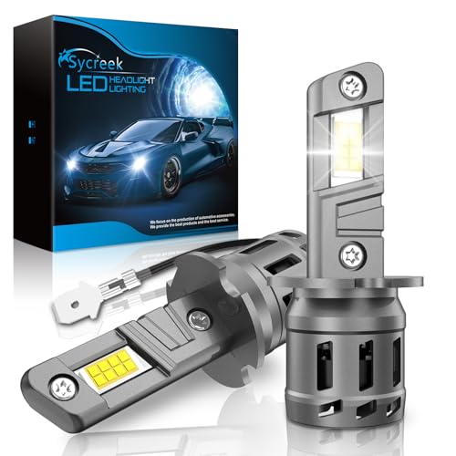 Sycreek Bombillas LED H3 2024 Nuevo 70W 26000LM,Luces de Coche...