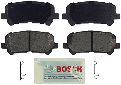 BOSCH BE1281 Blue Ceramic Disc Brake Pad Set - Compatible With Select Acura MDX, ZDX; Honda Odyssey, Pilot; REAR
