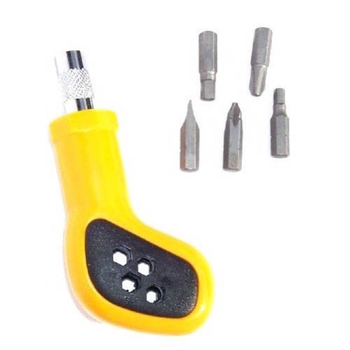 Inline Skate All-In-One Ratchet Tool With 5 Bits
