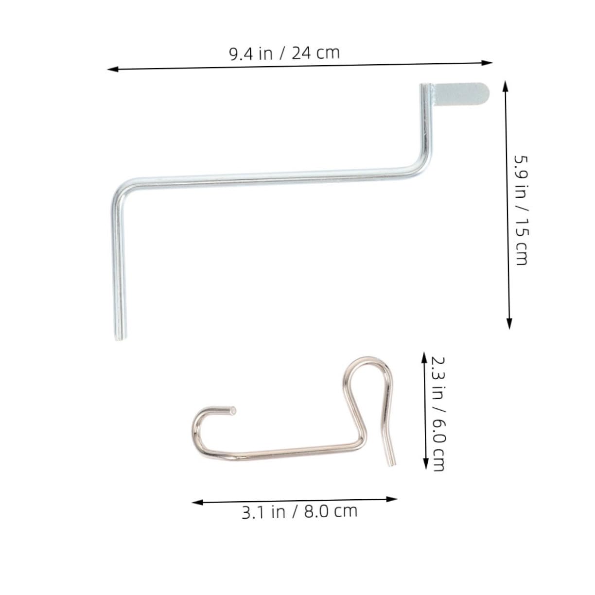 PartyKindom Lot de 1 Set de Set de Tendeur de Fil de Clôture en Acier Inoxydable, Tendeur de Câble Métallique pour Réparer et Maintenir la Stabilité des Clôtures