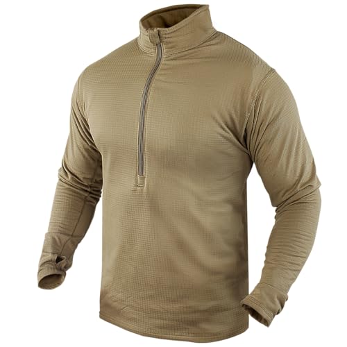 Condor Elite - Base II Zip Pullover Coyote Brown,XL