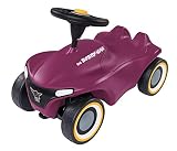 BIG-Bobby-Car Neo Aubergine - Rutschfahrzeug für drinnen und draußen, Kinderfahrzeug mit Flüsterreifen im modernen Design, für Kinder ab 1 Jahr