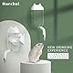 Marchul Hamster Wasserflasche mit Saugnapf & Clip, Upgraded No Drip No Leakproof für Syrische Zwerghamster Gerbils Ratten, Flip-Top Deckel Design Kleintiere Wasserflasche, Refill Wasser leicht (100ml)