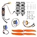 RC Airplane Motor, 2212 KV2200 Brushless Motor 40A XT60T SG90 Servo 6035 Propeller Accessory Kit for RC Aircraft RC Plane Quadcopter Fixed Wing Plane Helicopter Aircraft (Black)