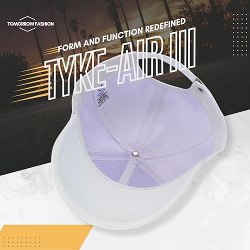 Image of Tomorrow Caps for Women - Cotton Baseball Cap Adjustable, Breathable, and Sun-Protective Snapack Hat - White Color