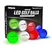 GoSports Light Up LED Golf Balls 12 Pack - Impact Activated with 10 Minute Timer