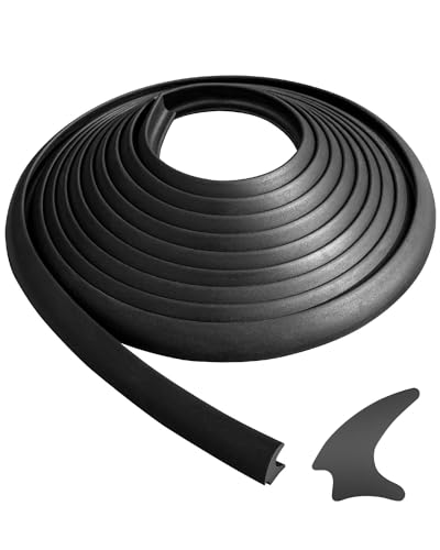 RV Window Seal 0.5 X 0.275 Inch Upgrade Weather Stripping Window Seal Rubber Stationary Glass Edge Seal Car RV Window Seal Trim Locking Gasket Insulation Temperature Noise for Boat Truck Camper 30FT