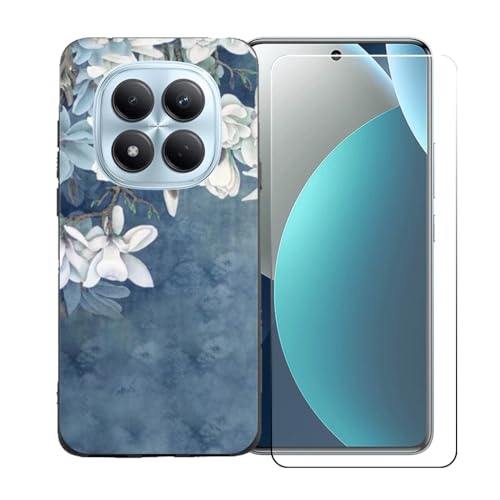 BMPNLSZ �K�p Redmi Note 15 Pro 5G+HD�����K���X�ɓK�����ėpTPU�ی�J�o�[�A�V���J�Q���V�F���o���p�[�ی�o�b�N�V�F��-�K�p Redmi Note 15 Pro 5G�ɓK����9�d�x�X�N���b�`�h�~�X�N���[���ی�J�o�[ BST11