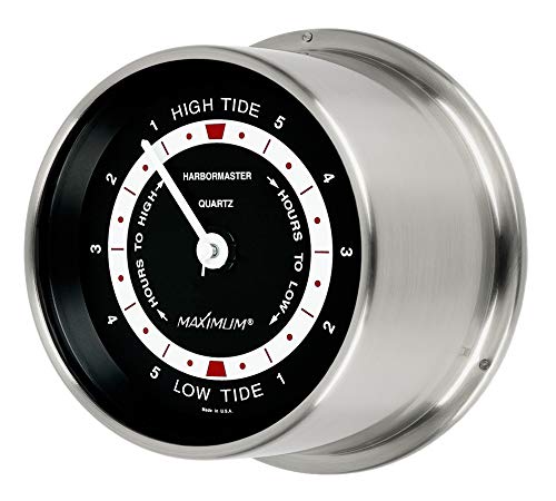 Harbormaster East Coast Tide Clock – Nautical Clock - Tidal Clock - Tide Clock High Tide Low Tide And Wall Tide Clock, Sailor Gift, Coastal Décor, Nautical Décor, Home Wall Décor #TOP3