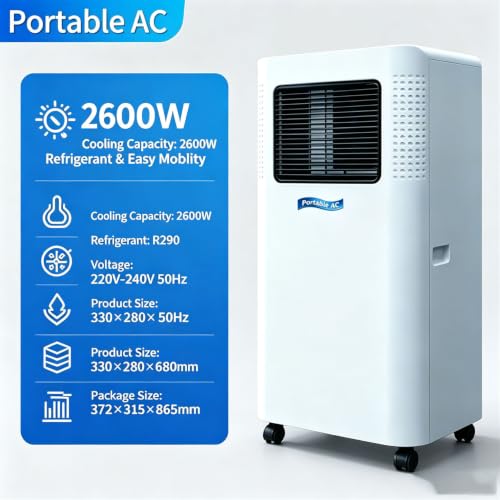 LMYYDES Climatiseur Mobile 2600 W 1.5P – vue 3