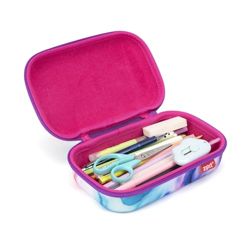 Image of ZIPIT Colorful Pencil Case for Girls, Cute Aesthetic Pencil Box for School