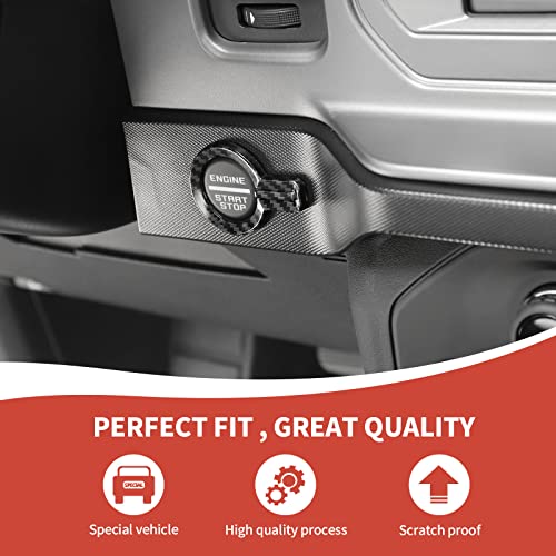 Coque de bouton Bronco carbone accessoires interieur Ford 2022 - 4