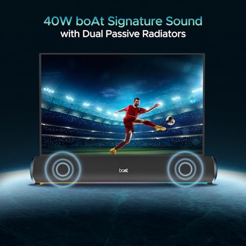 boAt Aavante Bar 950 Bluetooth Soundbar w/ 40W Signature Sound, RGB LEDs, Dual Passive Radiators, Up to 7 hrs Playback, TWS Function, Inbuilt... - Image 2