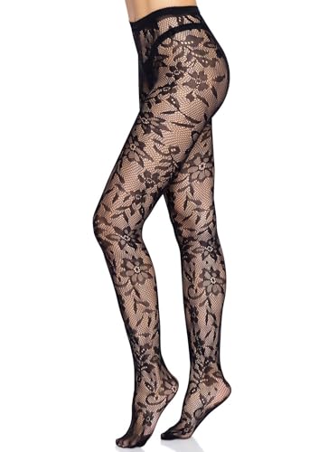 Image of Leg Avenue Women's Pattern Tights, Breathable Stretchy Fit With No-pinch Waistband