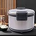 ChronosGear 3.25Gal Commercial Rice and Grain Multi Cooker, 400w 201 Stainless Steel Soup Warmer, Portable Electric Food Warmer for All Kinds of Soups and Rice (3.25Gal)