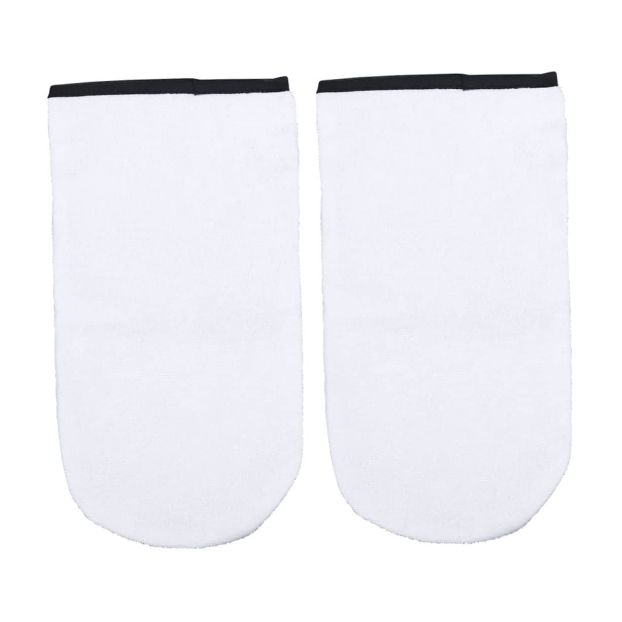 PartyKindom 1Pair Moisturizing Wax Mittens for Hand Therapy Insulated Cotton Gloves for Paraffin for Home and Salon