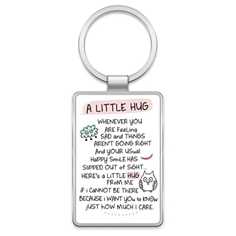 Inspired Words Keyring - A Little Hug - Gift Ideas Cover