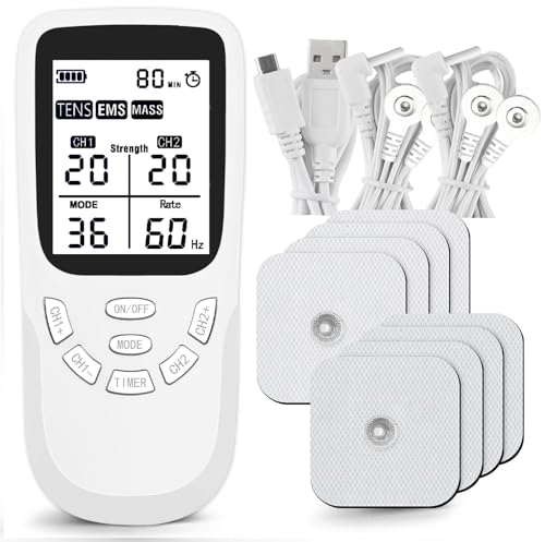Elettrostimolatore Muscolare Ricaricabile con USB – 36 Programmi, 40 Livelli