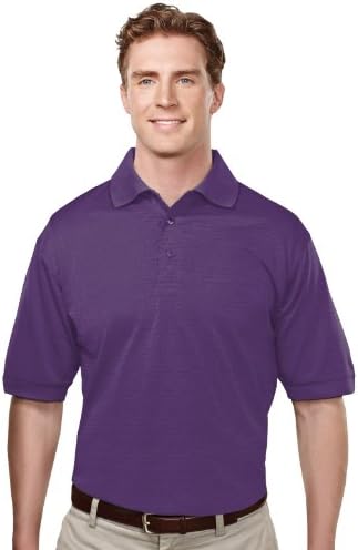 Tri-Mountain 4.7 oz 100% Microfiber Polyester UltraCool Golf Shirt Purple