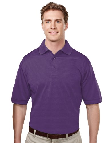 Tri-Mountain 4.7 Oz 100% Microfiber Polyester Ultracool Golf Shirt Purple #TOP1