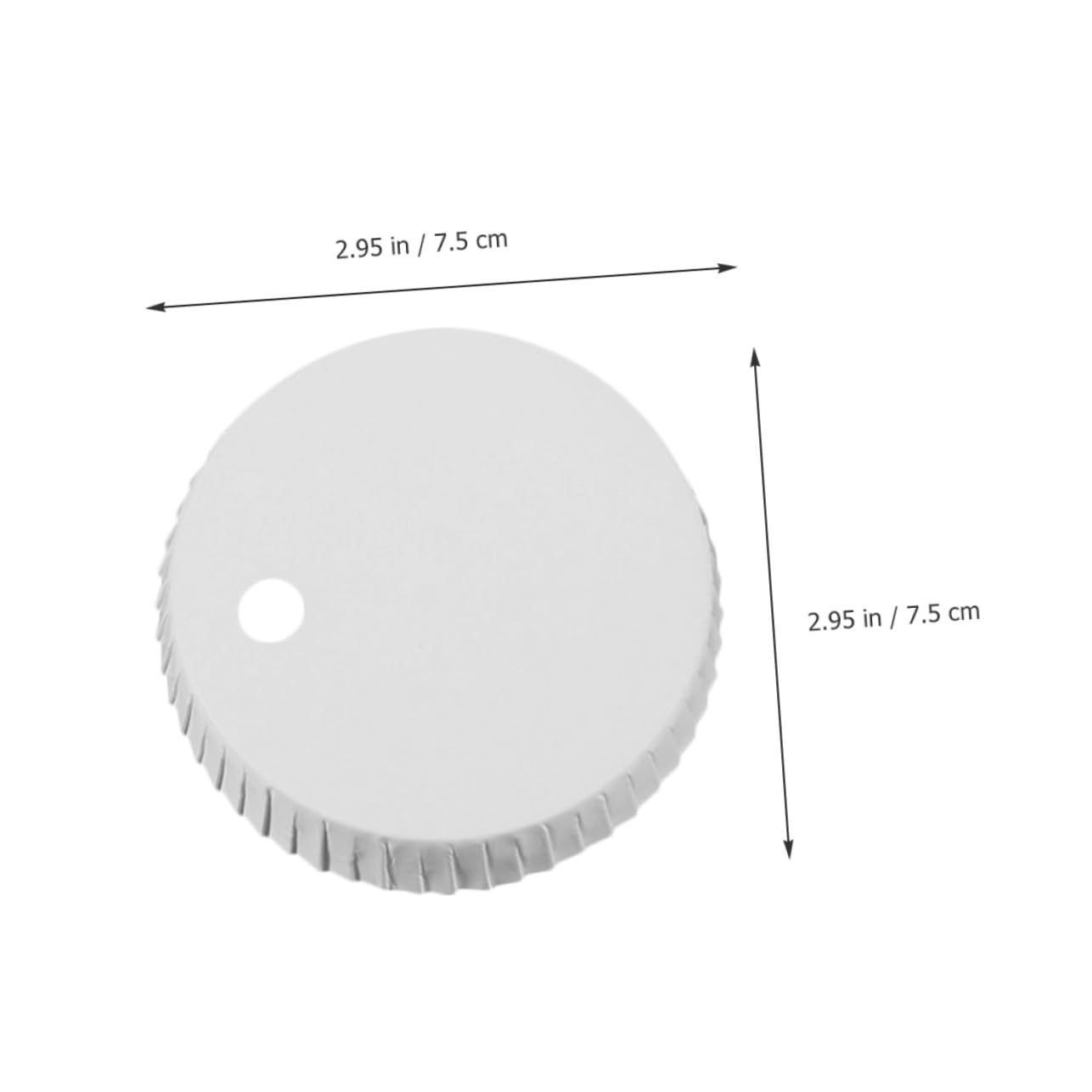 GRIRIW Bulk Paper Cup Lids 200 Pack Whiteboard Design for Coffee Tea Water Stackable Space-saving