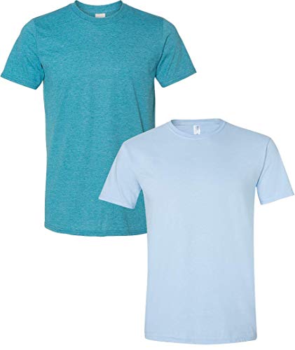 Gildan t-shirt coton ultra poches G2300 paquet 2 petit bleu
