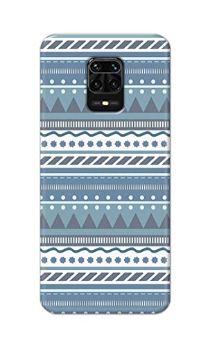 Image of Printed Hard Back Cover Case for Mi Redmi Note 9 Pro | Mi Note 9 Pro Max Back Cover (Seamless Geometric Tribal Pattern) -1803
