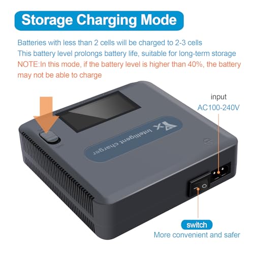 LYONGTECH Caricabatterie display LCD per drone DJI...
