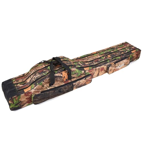 Sac de pêche portable pliable Lixada housse de canne à 3 couches et box pêcheurs