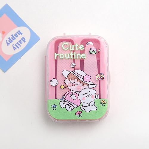 Wolpin Large Nail Clipper 2 Pcs Set Cute Nail Cutter with Box Finger Nail Toe Nail Scissor for Kids, Men & Women - Image 5