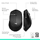 Logitech M330 SILENT PLUS Kabellose Maus, 2,4 GHz mit USB-Nano-Empfänger, 1000 DPI Optical Tracking, 2 Jahre Batterielaufzeit, Kompatibel mit PC, Mac, Laptop, Chromebook - Schwarz