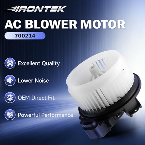 Image of IRONTEK HVAC Heater Blower Motor Fan 700214 Fit for Scion 2016 iM 1.8L, for Toyota 2017-2018 Corolla iM 1.8L / 2006-2012 RAV4 2.4L 2.5L 3.5L 87103-42101 75839 87103-0R010 PM9355